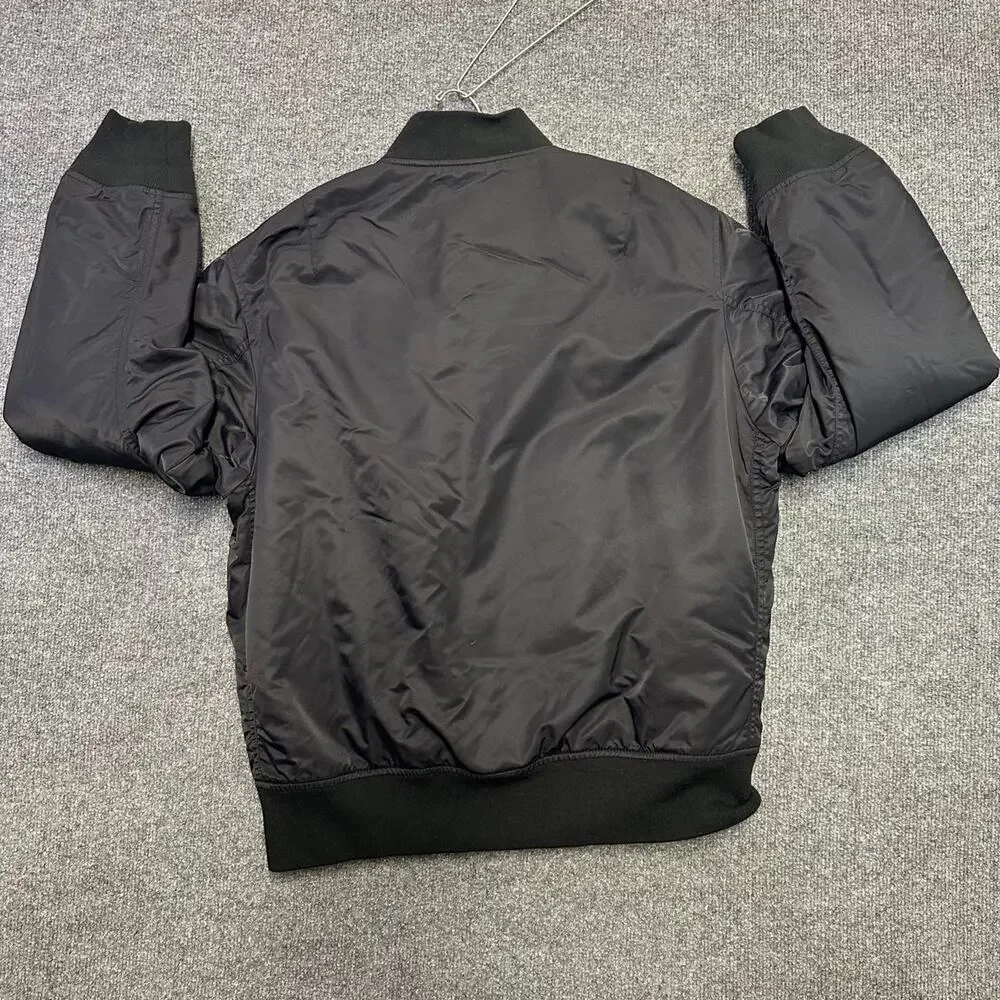 Uniqlo Men’s MA-1 Blouson Bomber Jacket Short boxy Zip Up Aviator Jacket M